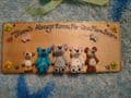 5 character 3d Bear Sign Any Phrasing Personalised & Customised Plaque Handmade To Order There's Always Room For One More Bear